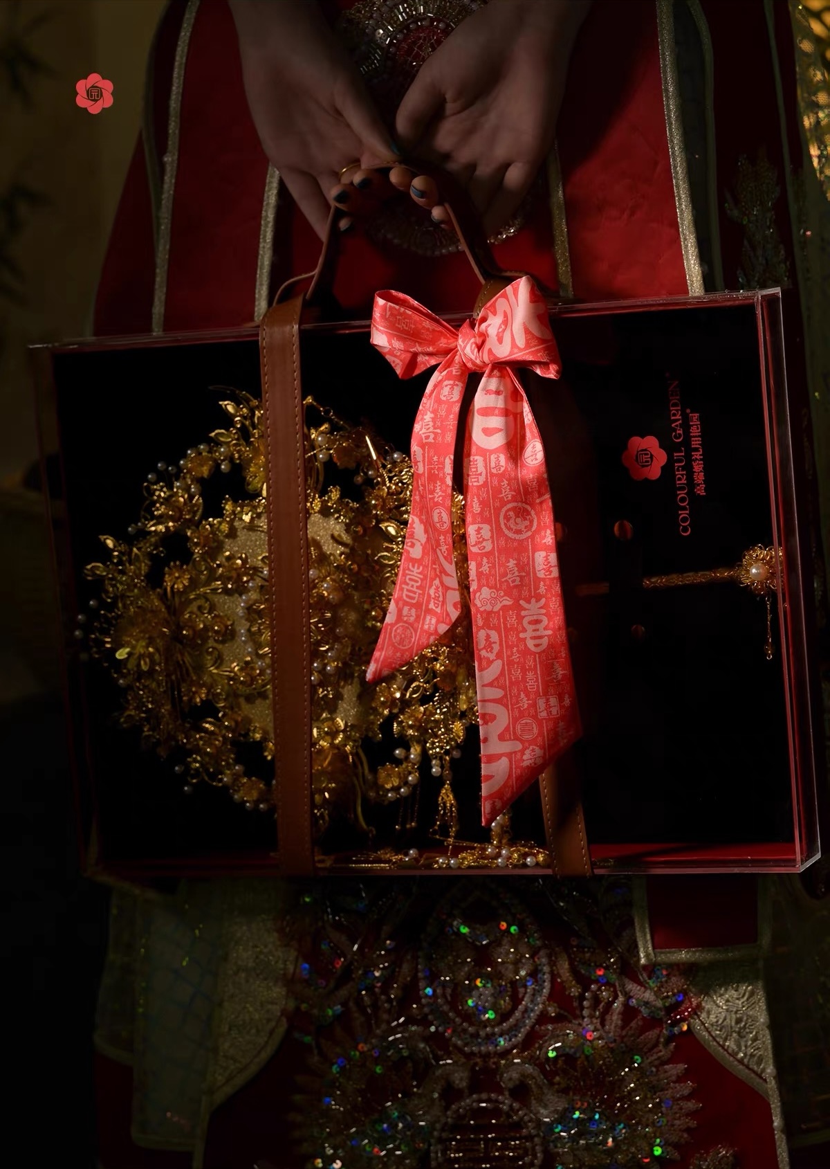 Quạt cưới Hoa Ngọc_X11