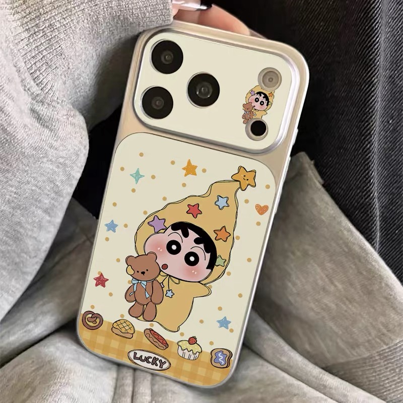 Ốp lưng Shin ôm gấu_O74 (Iphone, Huawei, Honor, OPPO, Vivo, Xiaomi & Redmi)