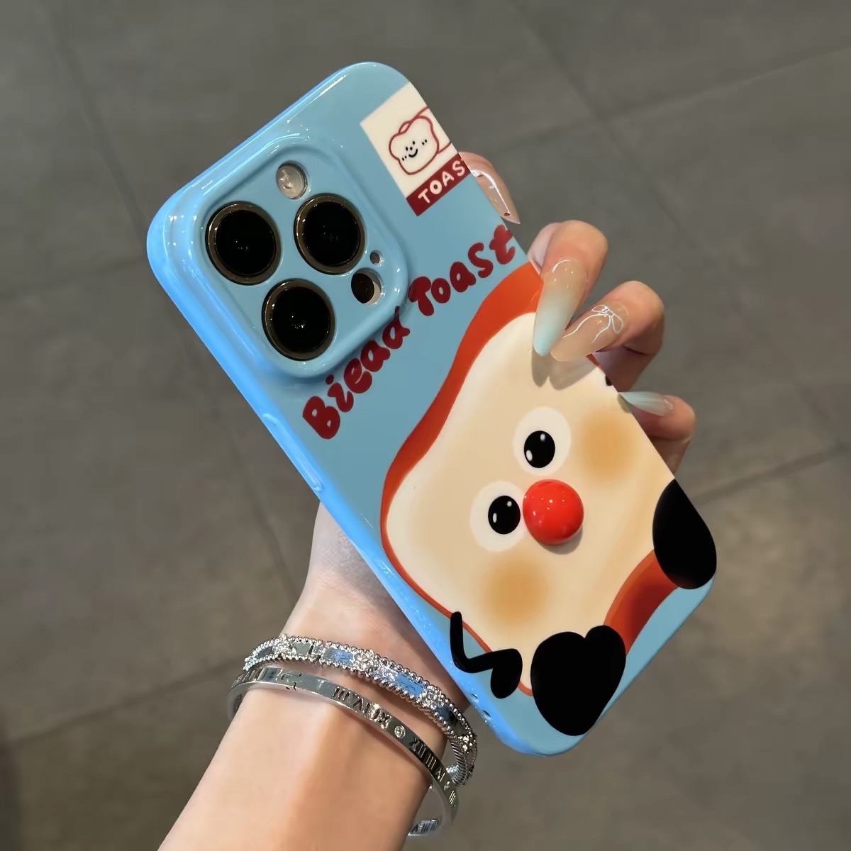 Ốp lưng bánh mì nướng dễ thương_O221 (Iphone, Huawei, Honor, OPPO, Vivo, Xiaomi & Redmi)