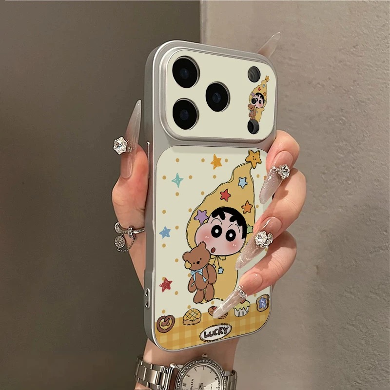 Ốp lưng Shin ôm gấu_O74 (Iphone, Huawei, Honor, OPPO, Vivo, Xiaomi & Redmi)