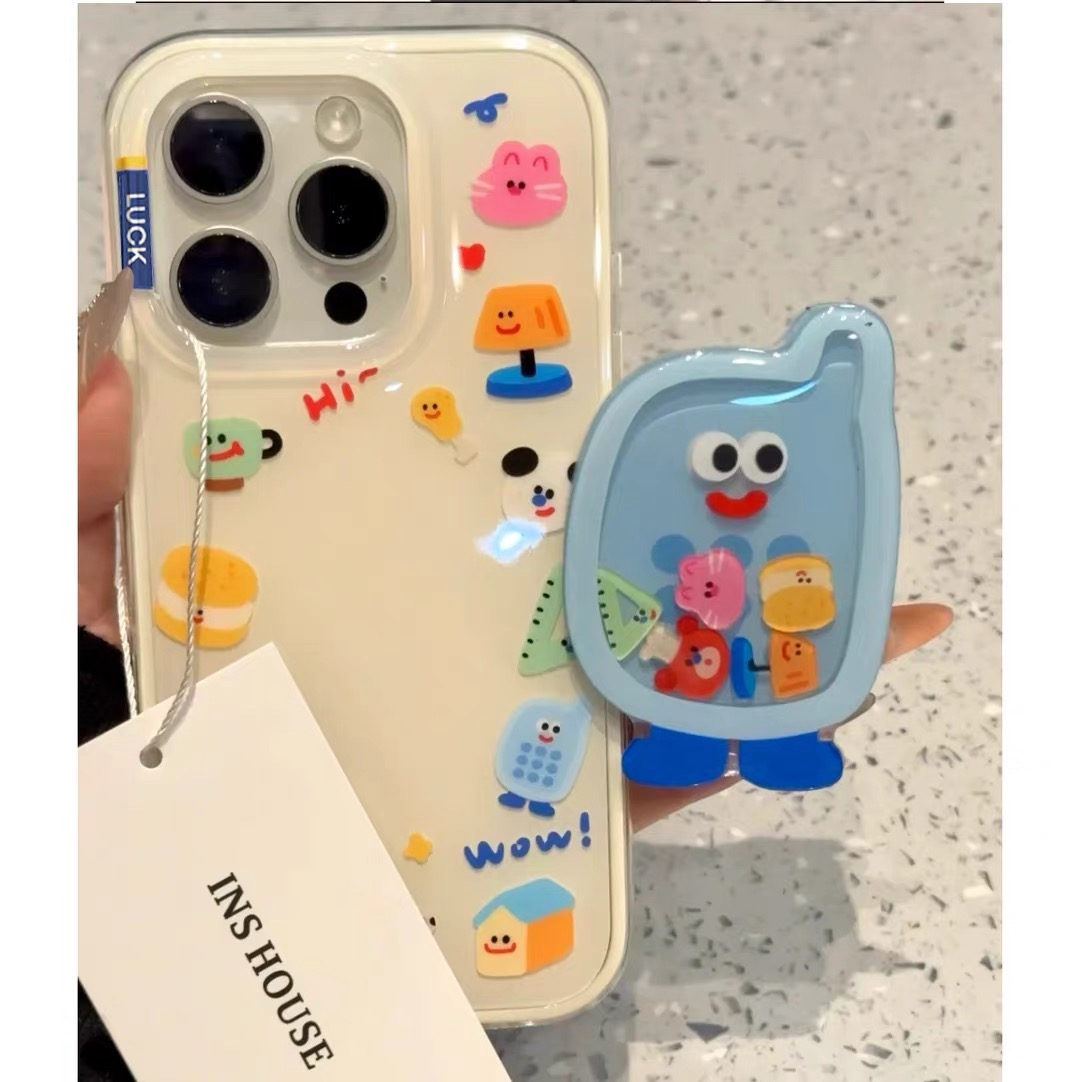 Ốp lưng hoạt hình hoa & kem ngộ nghĩnh_O172 (Iphone, Huawei, Honor, OPPO, Vivo, Xiaomi & Redmi)