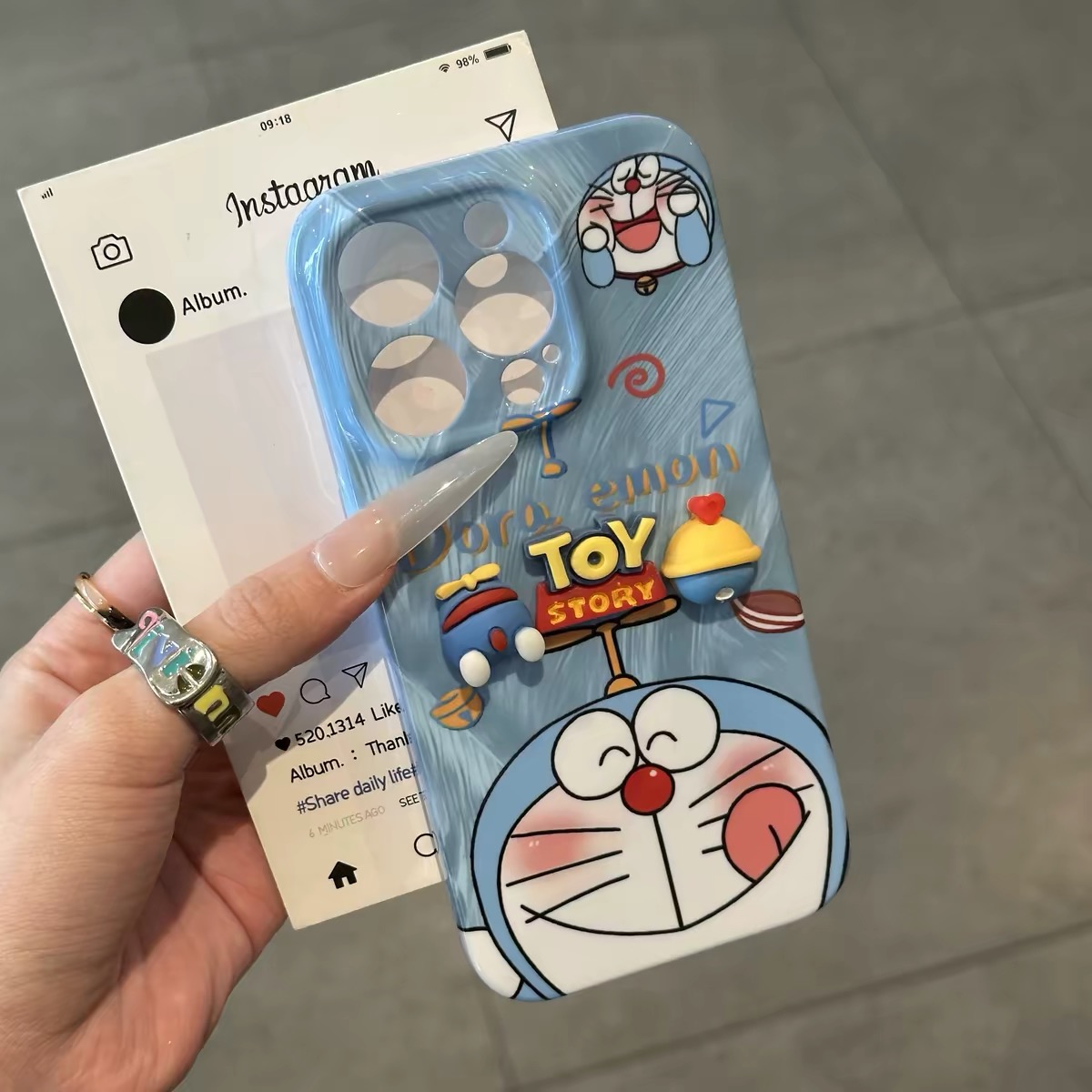 Ốp lưng Doraemon Toy Story_O218 (Iphone, Huawei, Honor, OPPO, Vivo, Xiaomi & Redmi)