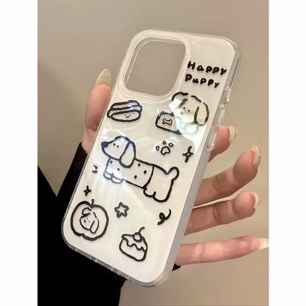 Ốp lưng cún lạp xưởng dễ thương_O45 (Iphone, Huawei, Honor, OPPO, Vivo, Xiaomi & Redmi)