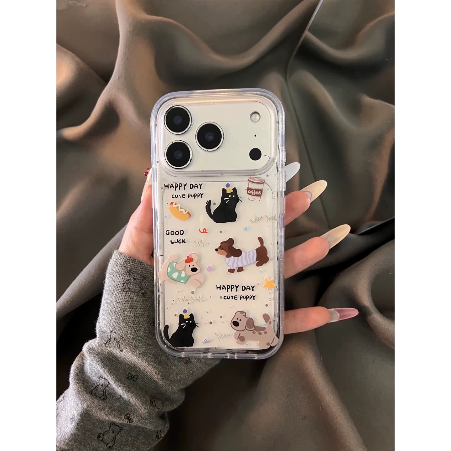 Ốp lưng Chó mèo đáng yêu_O123 (Iphone, Huawei, Honor, OPPO, Vivo, Xiaomi & Redmi)