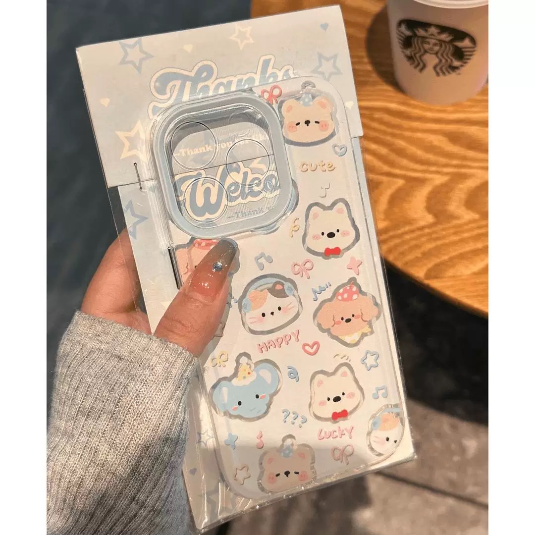 Ốp lưng thú cưng chibi dễ thương_O135 (Iphone, Huawei, Honor, OPPO, Vivo, Xiaomi & Redmi)