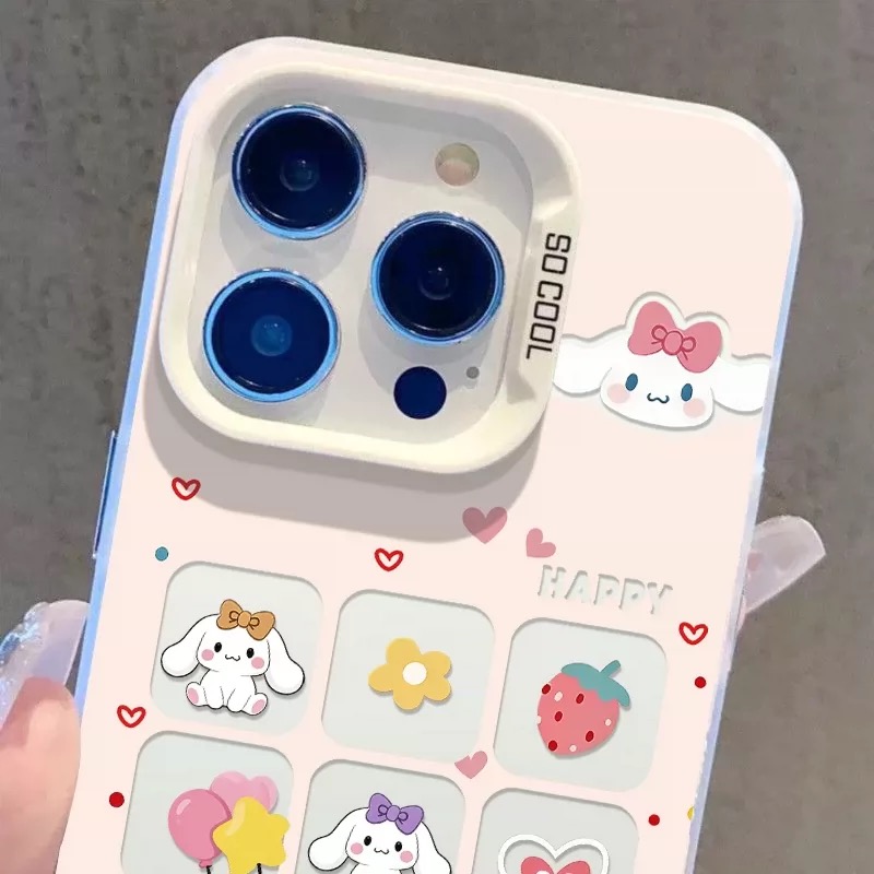 Ốp lưng Cinnamoroll dâu tây_O93 (Iphone, Huawei, Honor, OPPO, Vivo, Xiaomi & Redmi)