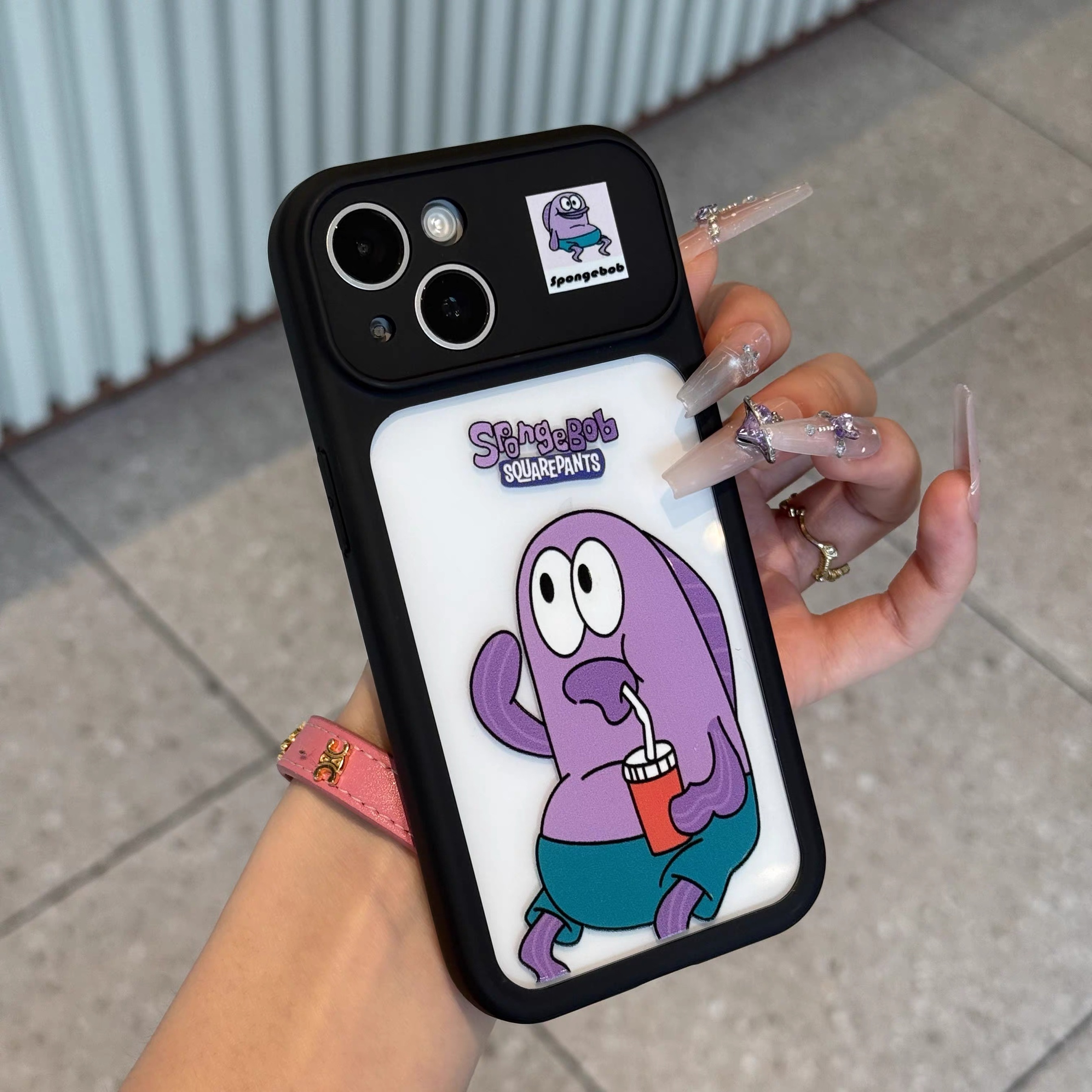 Ốp lưng SpongeBob họa tiết nhân vật hoạt hình_O231 (Tất cả các dòng Iphone)