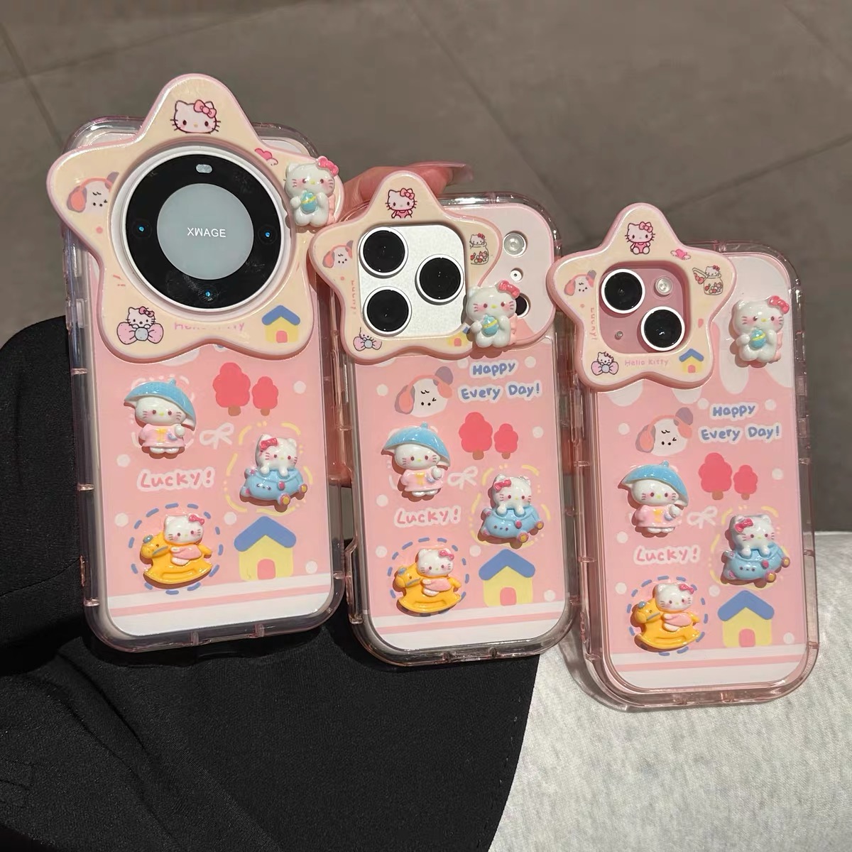 Ốp lưng Hello Kitty họa tiết dễ thương_O208 (Iphone, Huawei, Honor, OPPO, Vivo, Xiaomi & Redmi)