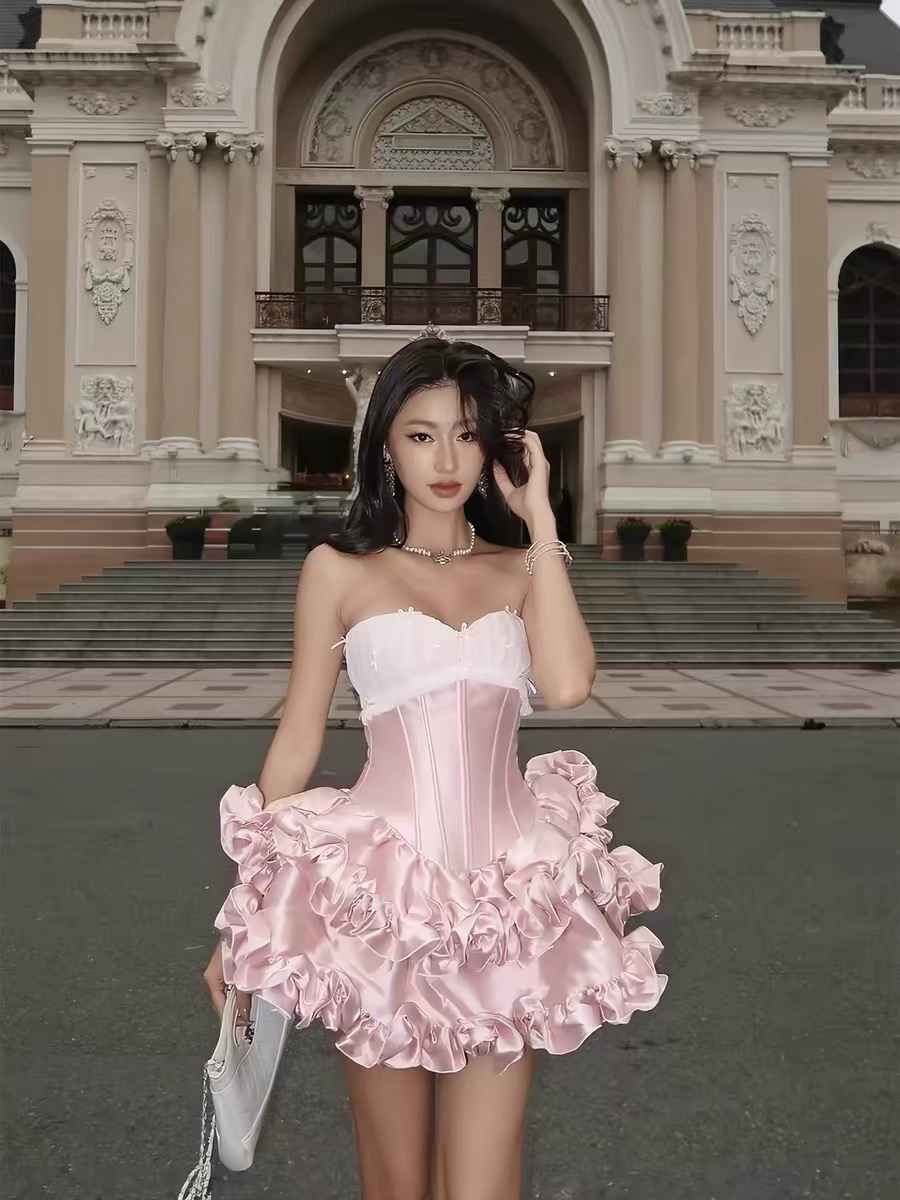 Đầm cúp ngực dáng phồng_Y53