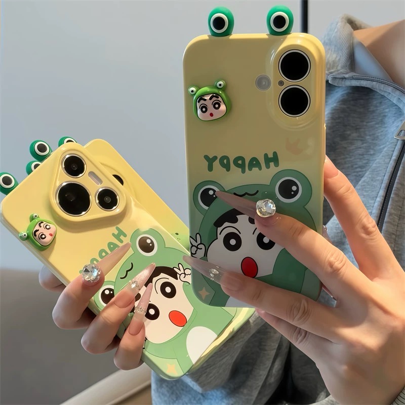 Ốp lưng Shin cosplay ếch_O29 (Iphone, Huawei, Honor, OPPO, Vivo, Xiaomi & Redmi)