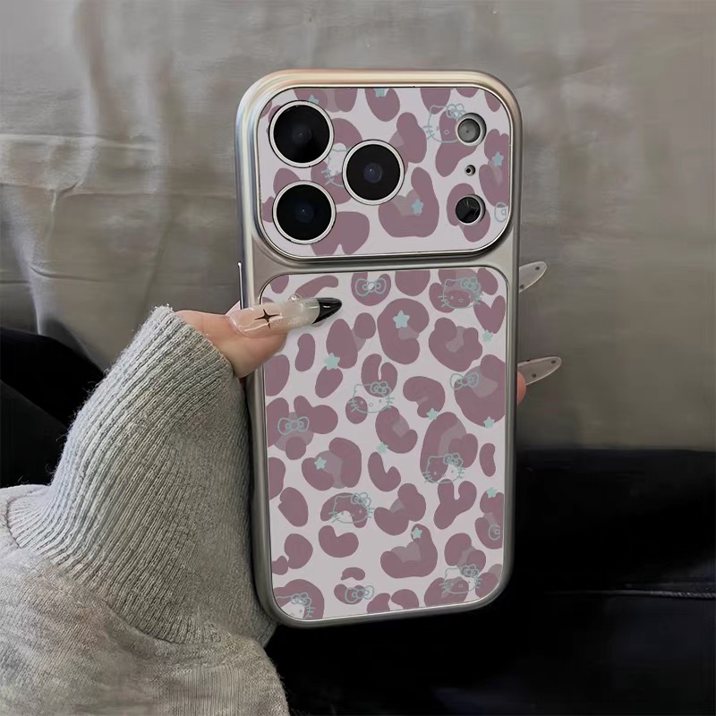 Ốp lưng Hello Kitty họa tiết da báo_O215 (Iphone, Huawei, Honor, OPPO, Vivo, Xiaomi & Redmi)