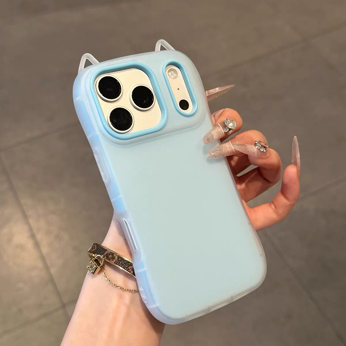 Ốp điện thoại in ảnh, khung viền màu pastel_O170 (Tất cả các dòng Iphone)