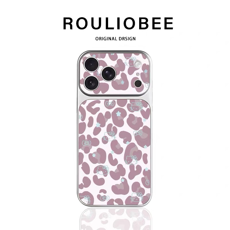 Ốp lưng Hello Kitty họa tiết da báo_O215 (Iphone, Huawei, Honor, OPPO, Vivo, Xiaomi & Redmi)