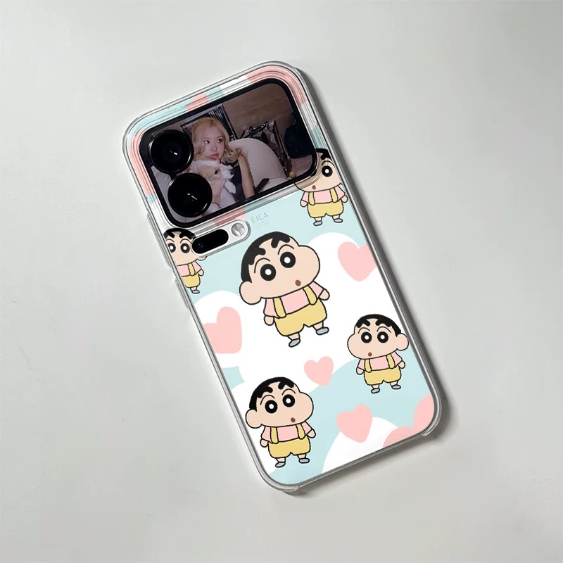 Ốp lưng Shin họa tiết trái tim_O102 (Iphone, Huawei, Honor, OPPO, Vivo, Xiaomi & Redmi)