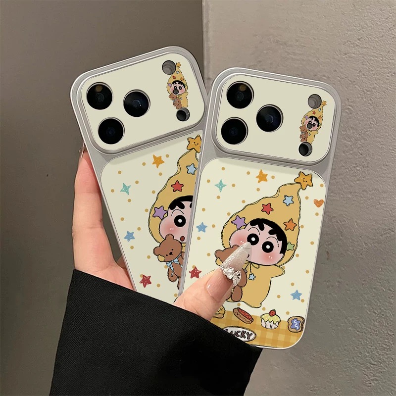 Ốp lưng Shin ôm gấu_O74 (Iphone, Huawei, Honor, OPPO, Vivo, Xiaomi & Redmi)