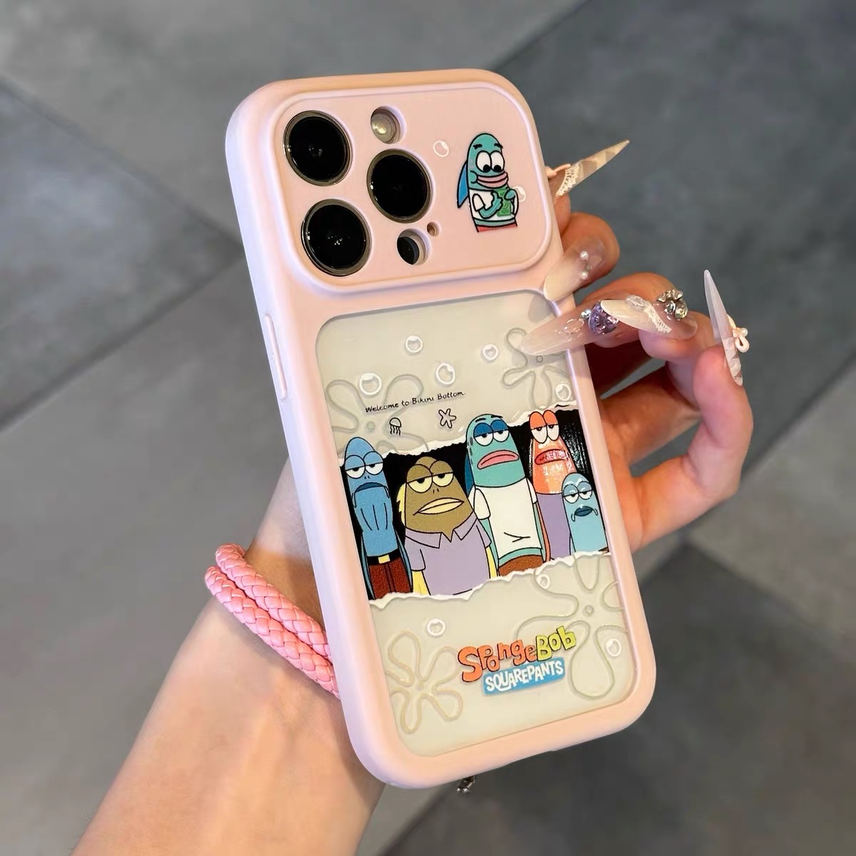 Ốp lưng SpongeBob hoạt hình nhiều màu_O174 (Tất cả các dòng Iphone)