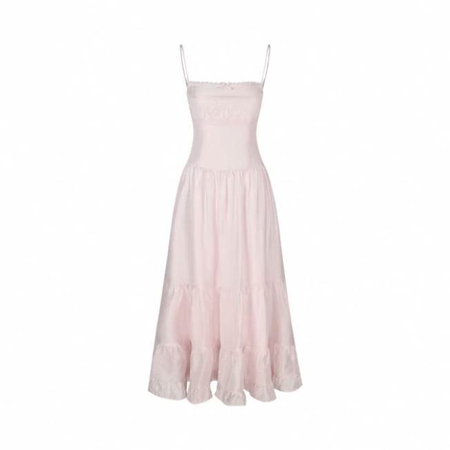 Váy 2 dây dáng dài tiểu thư thanh lịch_Y01