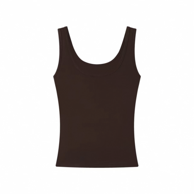 Áo 2 dây ôm phối chân váy họa tiết dáng ngắn_V11