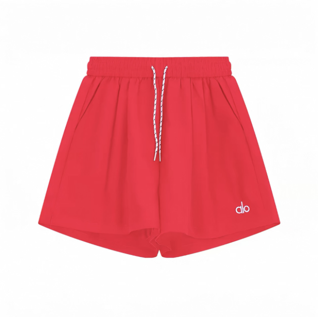 Quần short nữ thể thao lưng thun form suông thoải mái_Q02