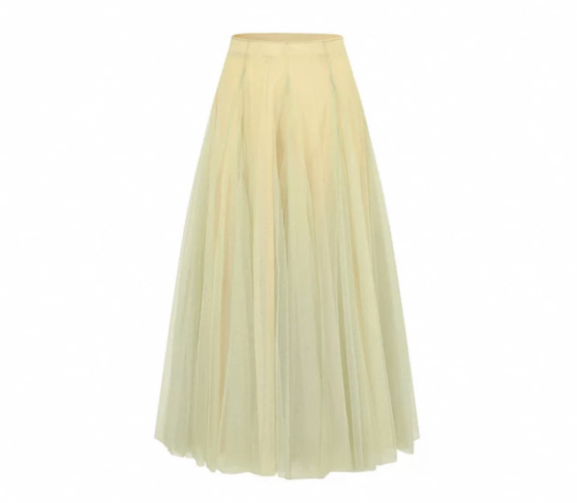 LaceMade váy voan tầng dáng dài phong cách công chúa_V21