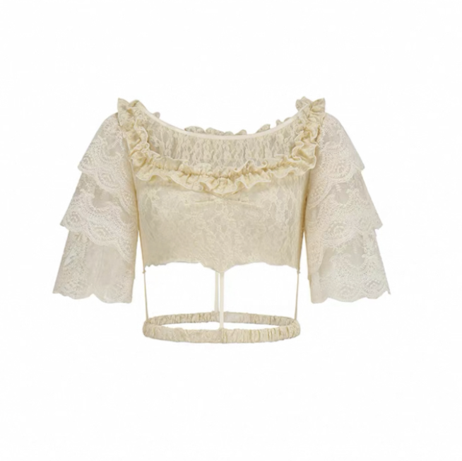 LaceMade váy corset caro tiểu thư_V38