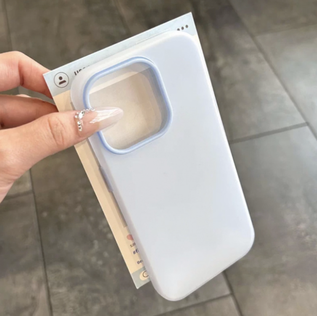 Ốp lưng silicon trơn kèm khe đựng ảnh_O20 (Tất cả các dòng Iphone)