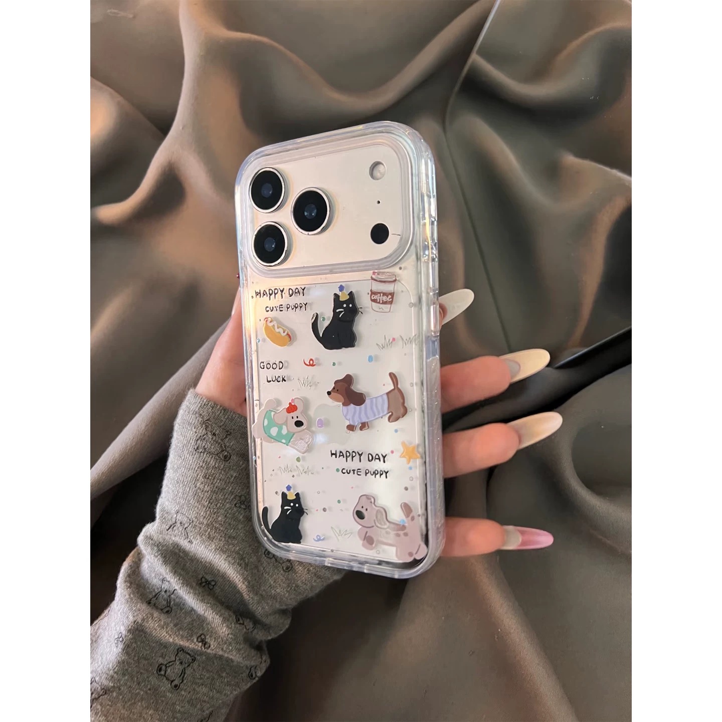 Ốp lưng Chó mèo đáng yêu_O123 (Iphone, Huawei, Honor, OPPO, Vivo, Xiaomi & Redmi)