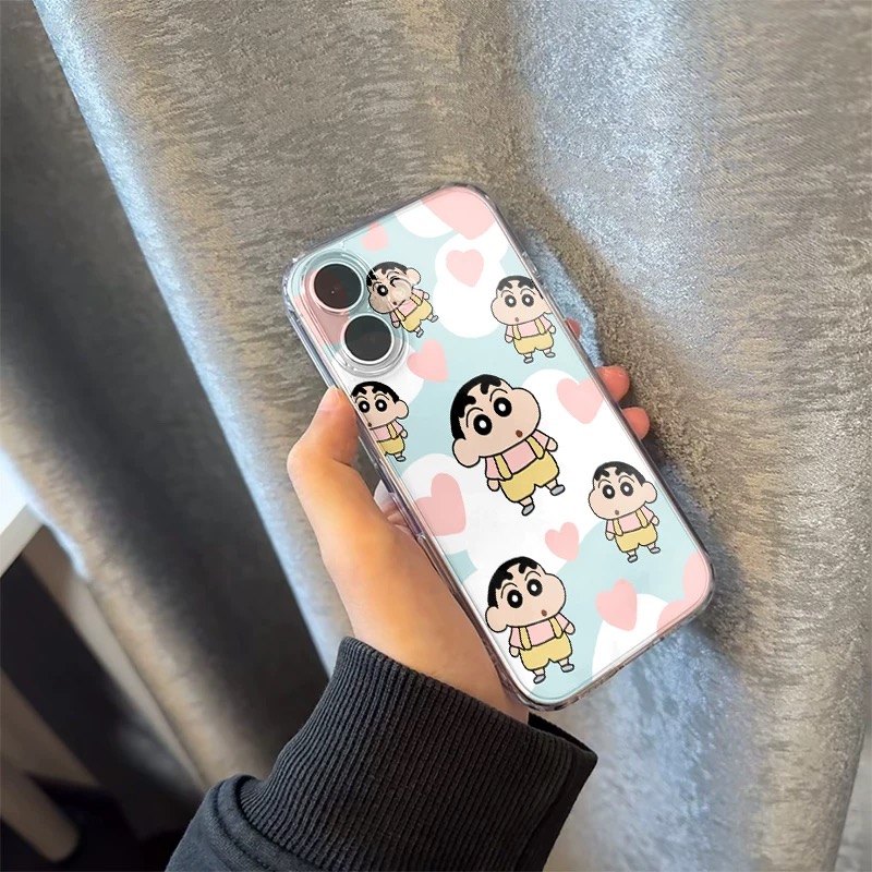 Ốp lưng Shin họa tiết trái tim_O102 (Iphone, Huawei, Honor, OPPO, Vivo, Xiaomi & Redmi)