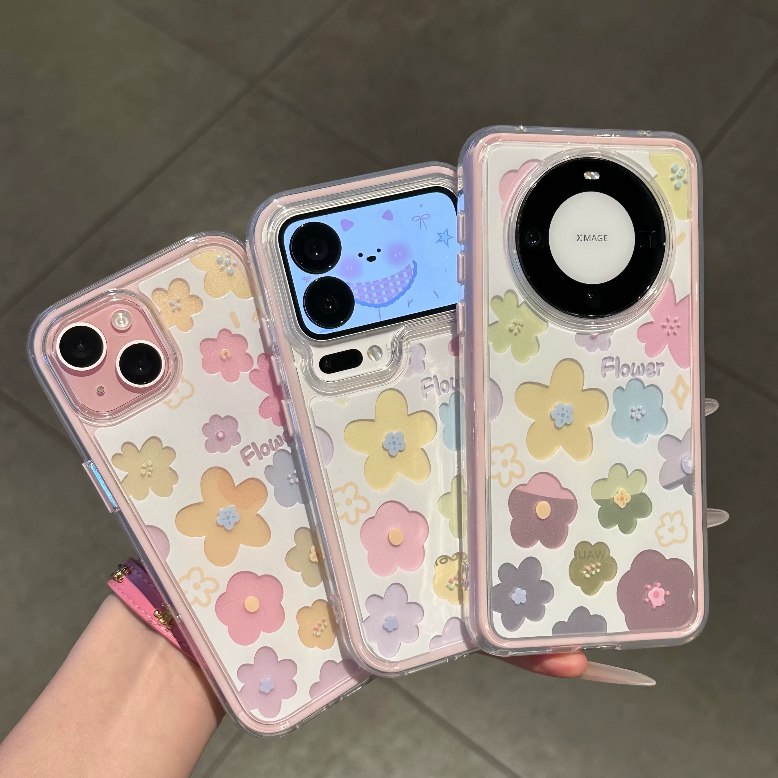 Ốp lưng hoa cúc pastel dễ thương_O10 (Iphone, Huawei, Honor, OPPO, Vivo, Xiaomi & Redmi)