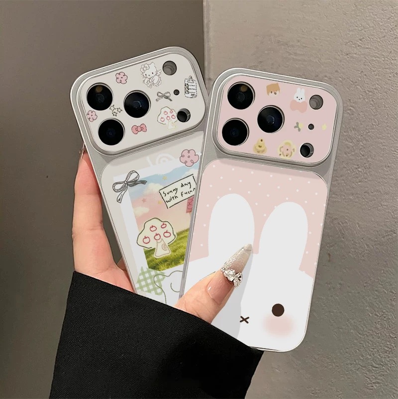 Ốp lưng hoạt hình cute viền mạ_O40 (Iphone, Huawei, Honor, OPPO, Vivo, Xiaomi & Redmi)