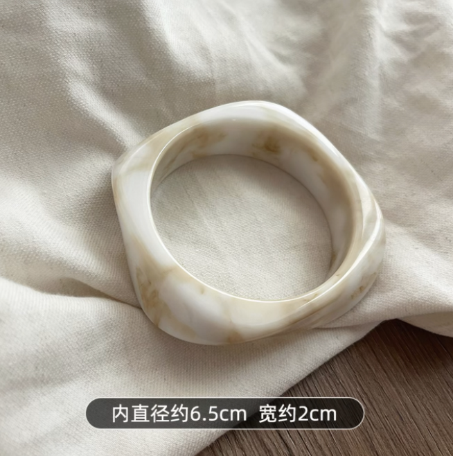 Vòng tay bản to vân đá_M01
