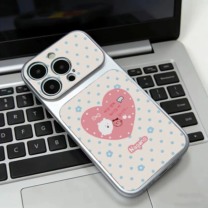 Ốp lưng trái tim chấm bi_O27 (Iphone, Huawei, Honor, OPPO, Vivo, Xiaomi & Redmi)