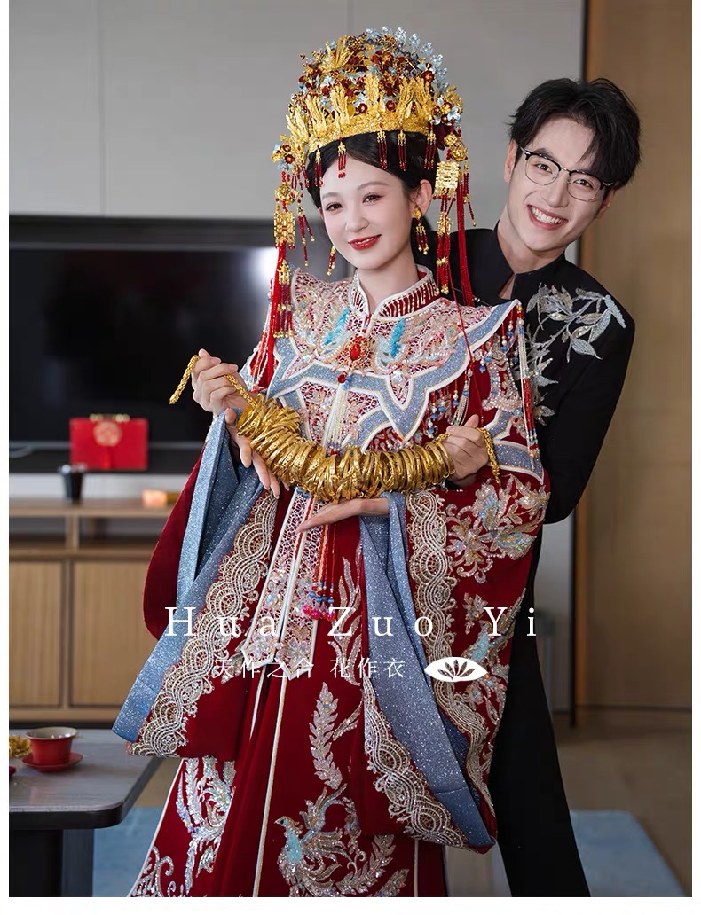 Hán phục cổ trang thêu hoa tay áo rộng_I106