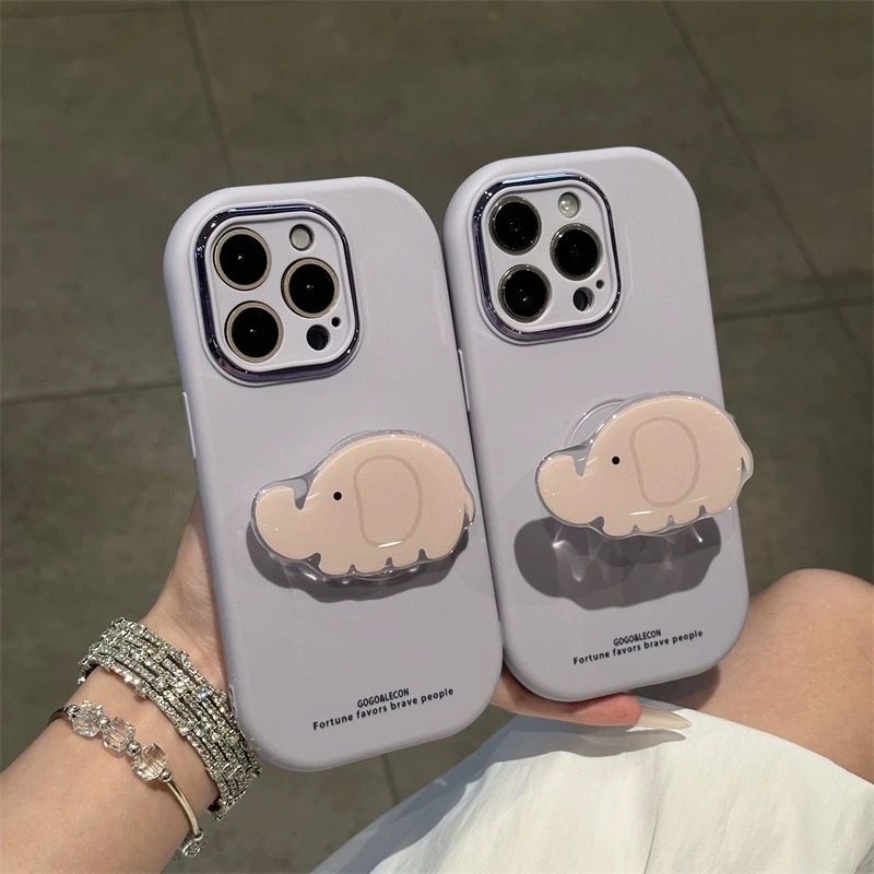Ốp lưng voi kèm giá đỡ_O28 (Iphone, Huawei, Honor, OPPO, Vivo, Xiaomi & Redmi)