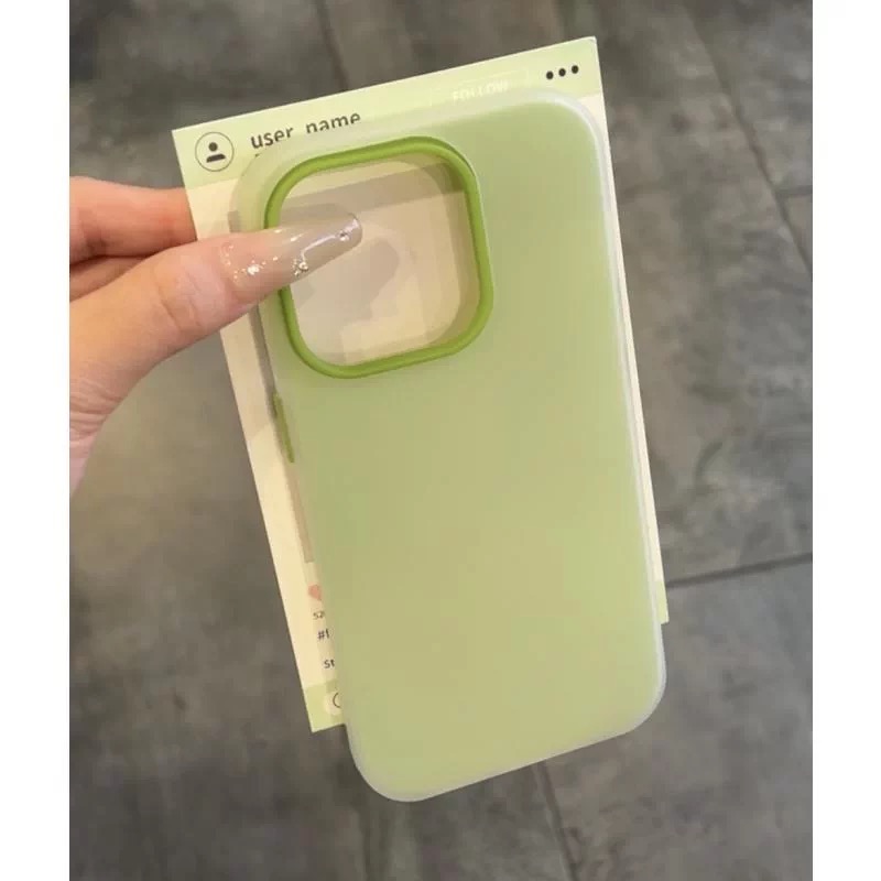 Ốp lưng silicon trơn kèm khe đựng ảnh_O20 (Tất cả các dòng Iphone)