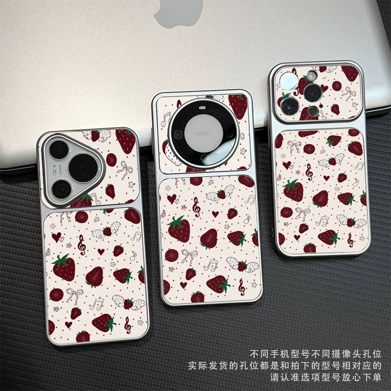 Ốp lưng dâu tây vintage_O59 (Iphone, Huawei, Honor, OPPO, Vivo, Xiaomi & Redmi)