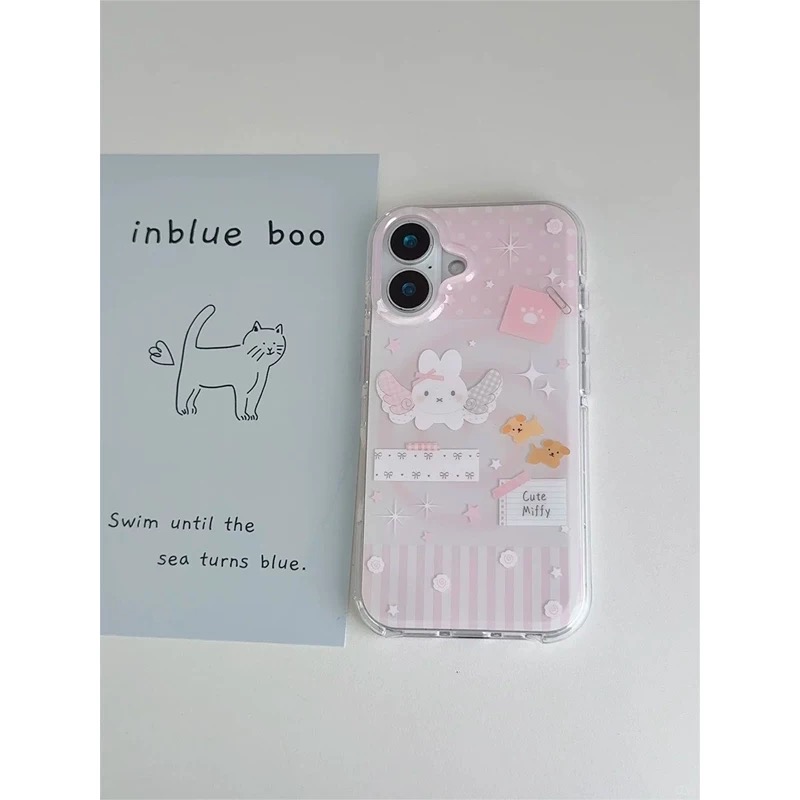 Ốp lưng Miffy ngọt ngào_O101 (Iphone, Huawei, Honor, OPPO, Vivo, Xiaomi & Redmi)