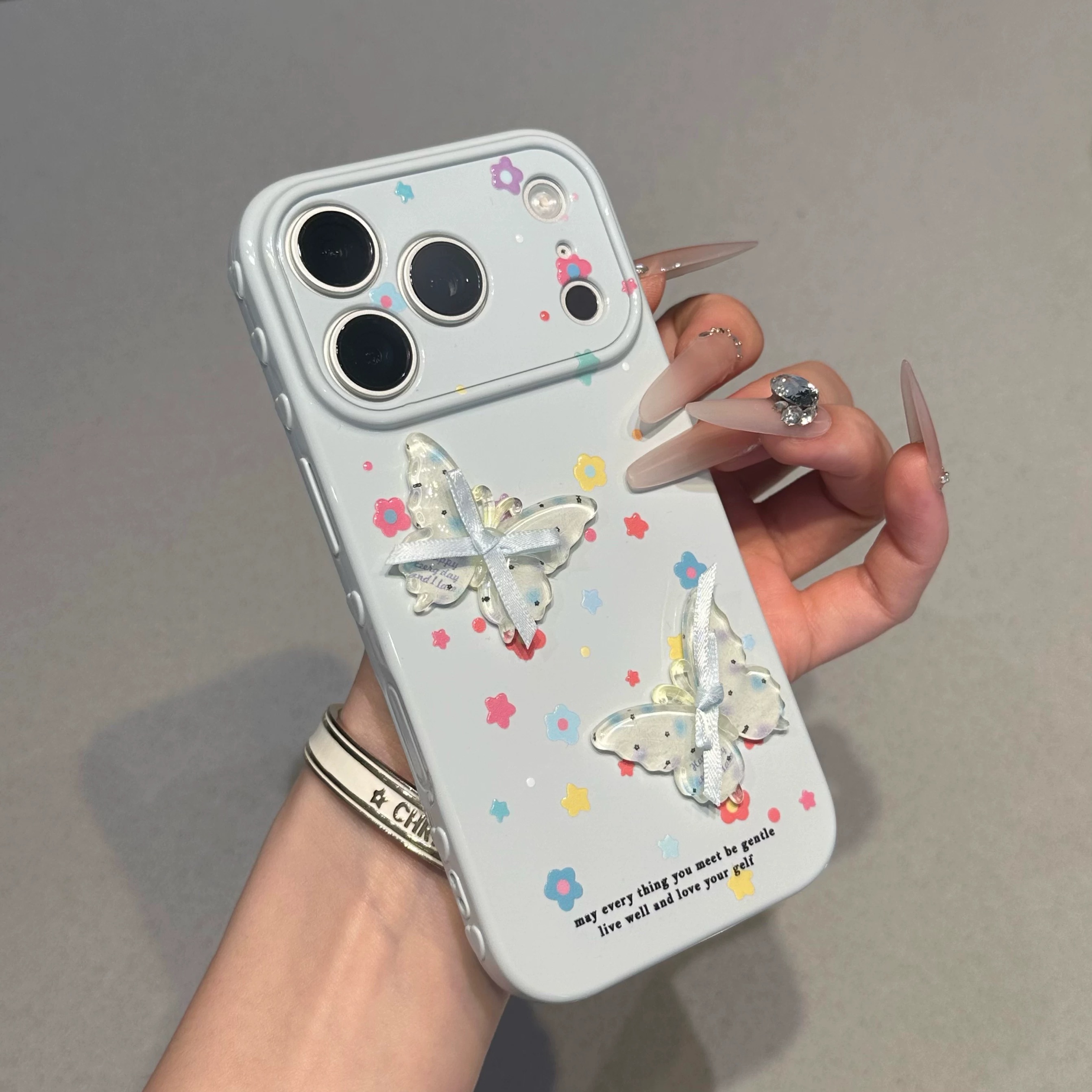 Ốp lưng bướm hoa nhí_O92 (Tất cả các dòng Iphone)