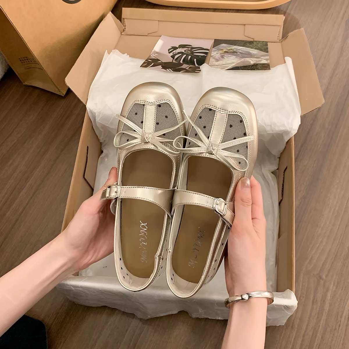 Giày Mary Jane retro quai đôi nữ_U03