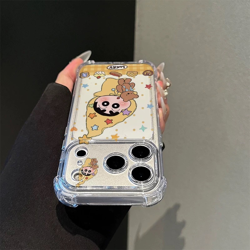 Ốp lưng Shin ôm gấu_O67 (Iphone, Huawei, Honor, OPPO, Vivo, Xiaomi & Redmi)