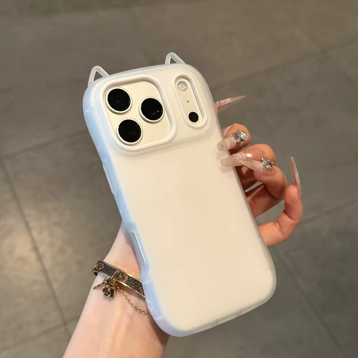 Ốp điện thoại in ảnh, khung viền màu pastel_O170 (Tất cả các dòng Iphone)