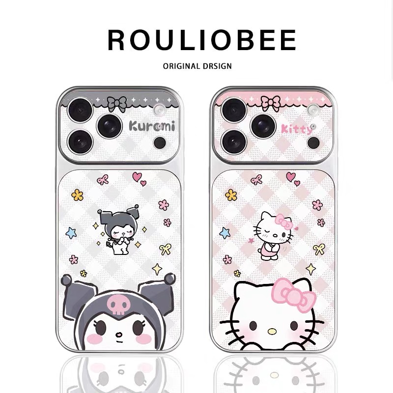 Ốp lưng Kuromi, Hello Kitty caro pastel_O158 (Iphone, Huawei, Honor, OPPO, Vivo, Xiaomi & Redmi)