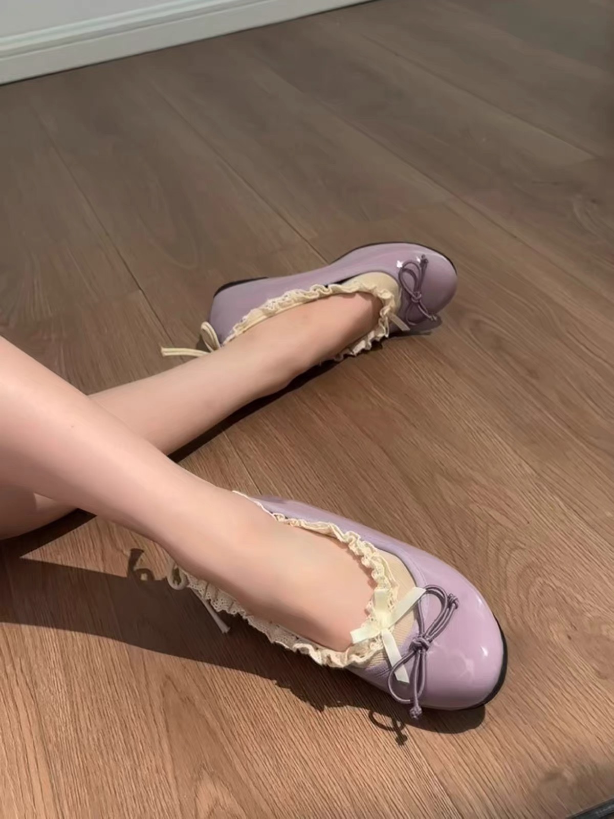 Giày búp bê nơ cổ điển_P02