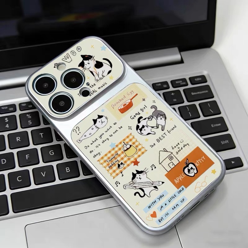 Ốp lưng mèo vintage_O182 (Iphone, Huawei, Honor, OPPO, Vivo, Xiaomi & Redmi)