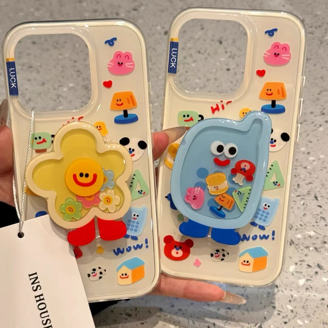 Ốp lưng hoạt hình hoa & kem ngộ nghĩnh_O172 (Iphone, Huawei, Honor, OPPO, Vivo, Xiaomi & Redmi)