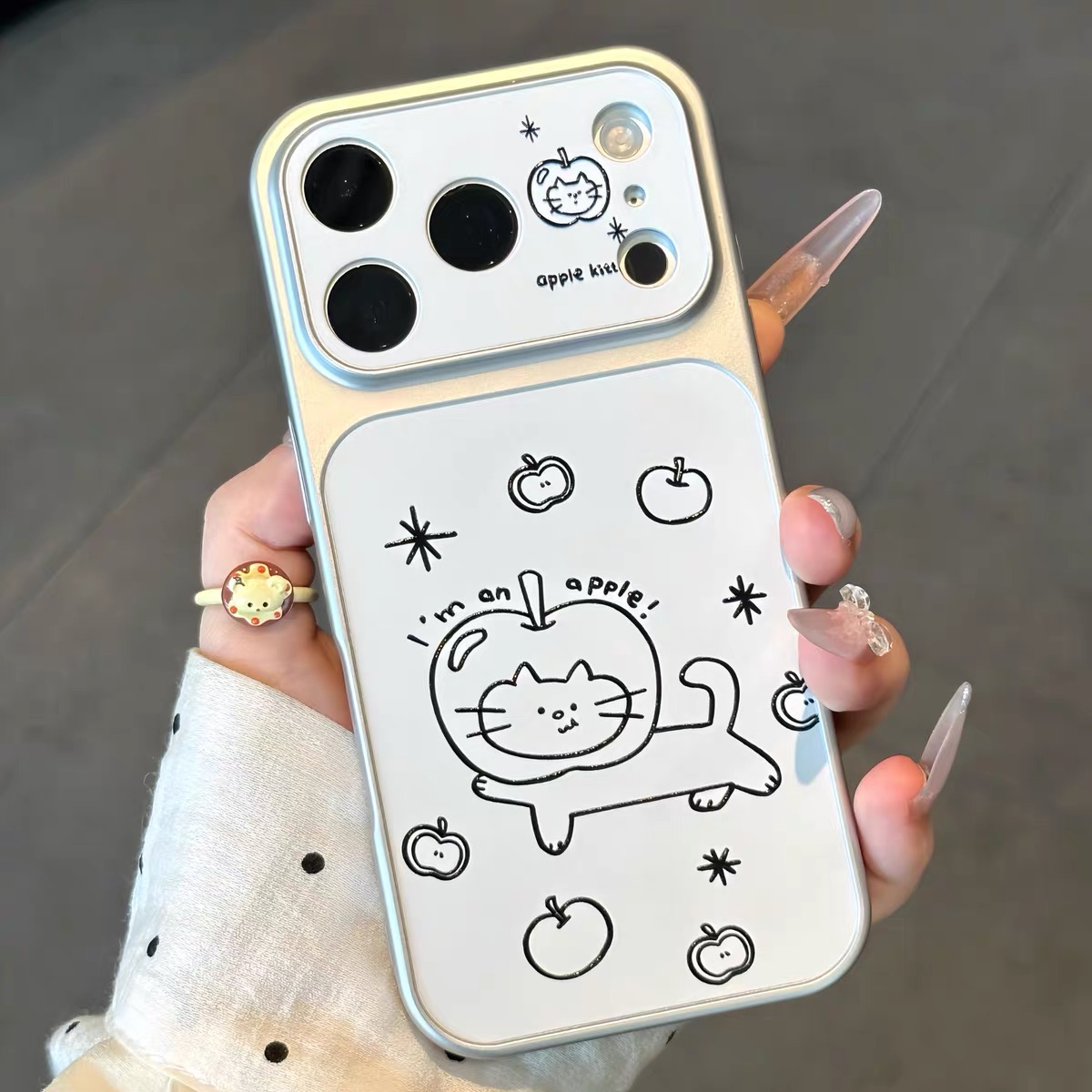 Ốp lưng mèo cún doodle dễ thương_O224 (Iphone, Huawei, Honor, OPPO, Vivo, Xiaomi & Redmi)