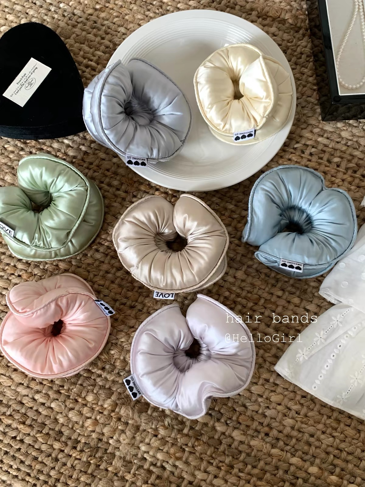 Scrunchie hoa satin bản lớn_R05