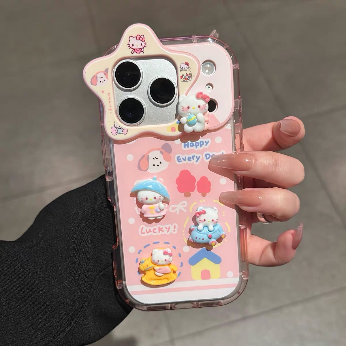 Ốp lưng Hello Kitty họa tiết dễ thương_O208 (Iphone, Huawei, Honor, OPPO, Vivo, Xiaomi & Redmi)