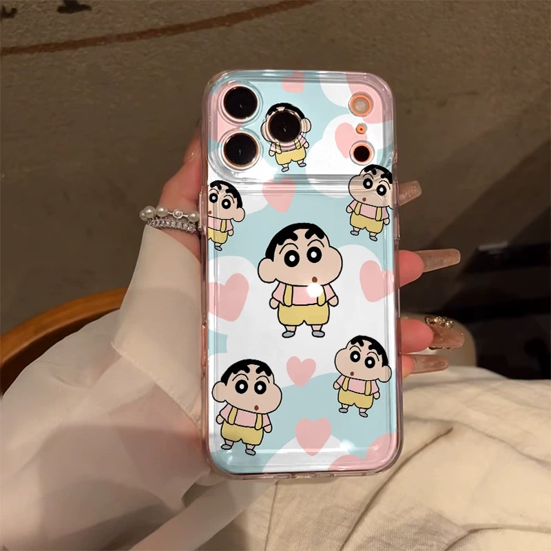 Ốp lưng Shin họa tiết trái tim_O102 (Iphone, Huawei, Honor, OPPO, Vivo, Xiaomi & Redmi)