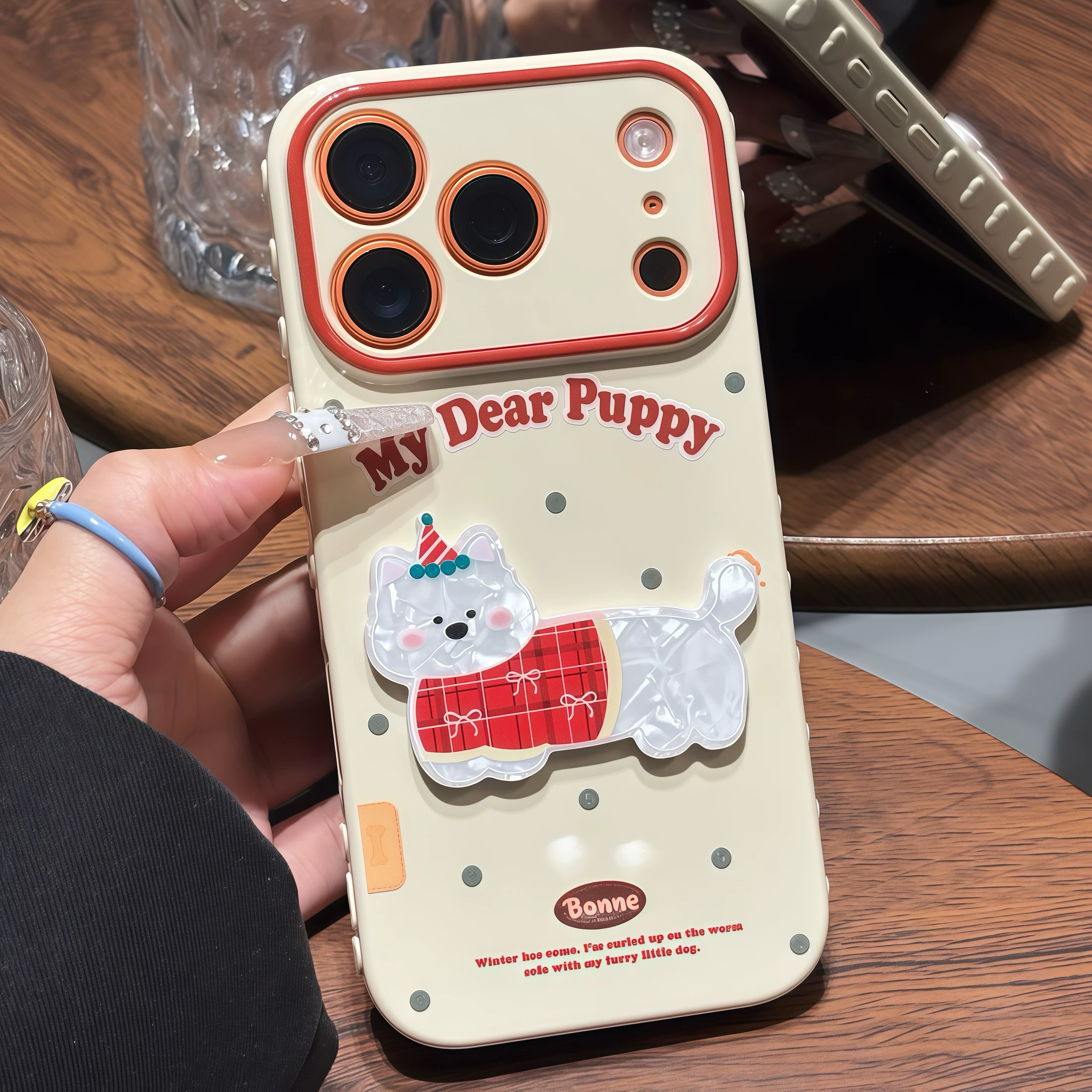Ốp lưng Cún con ngọt ngào_O116 (Tất cả các dòng Iphone)